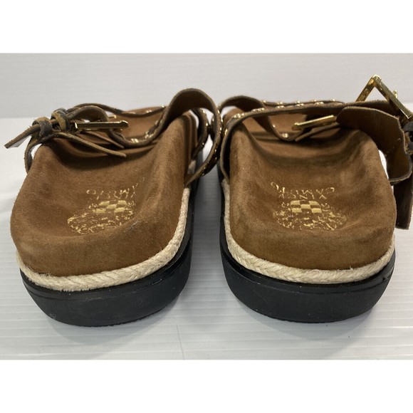 Vince Camuto Women’s Buckle Slides Sandals Animal Print Ciandra Worn little 6.5 - Picture 6 of 13